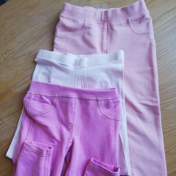 Bundle of 3 pairs of leggings for girls - Picture 2 of 5